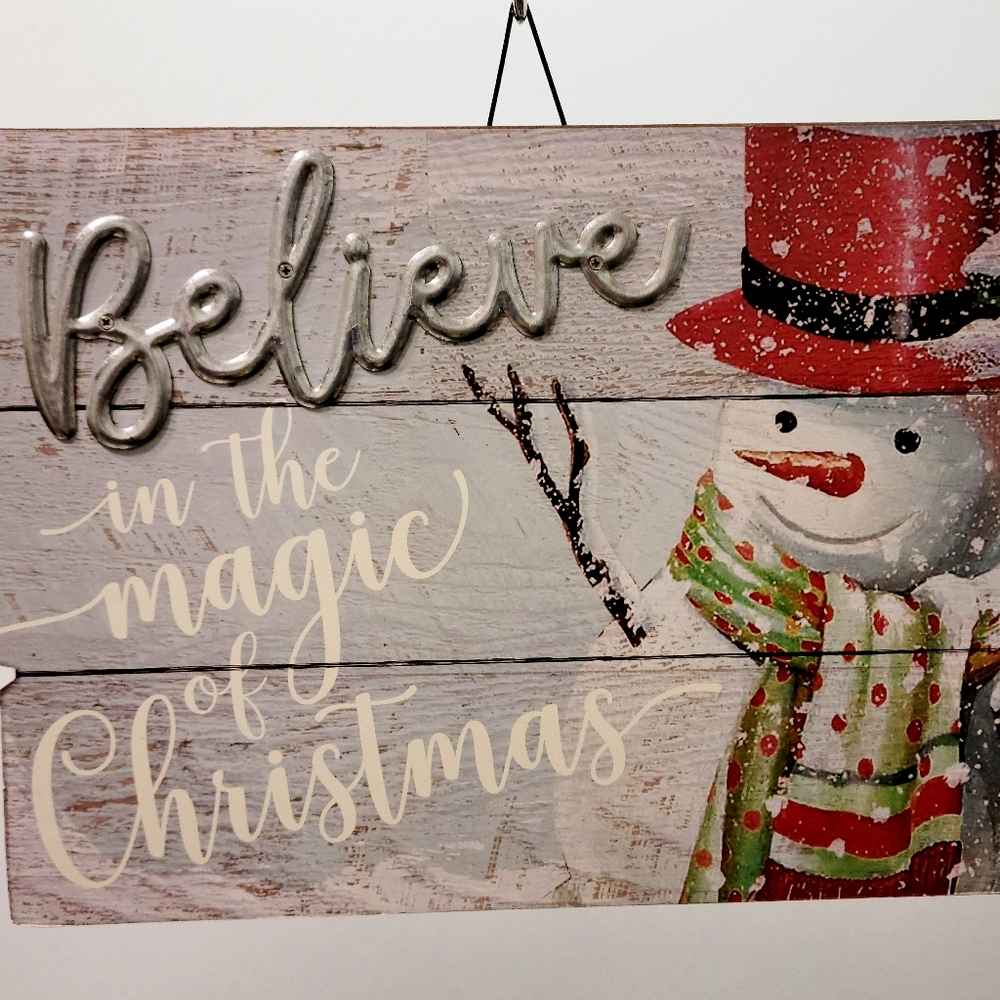 Hanging Snowman Christmas Decor